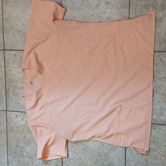 NWT Peach Scrub Set Just Scrubs 2xl - Picture 7 of 9